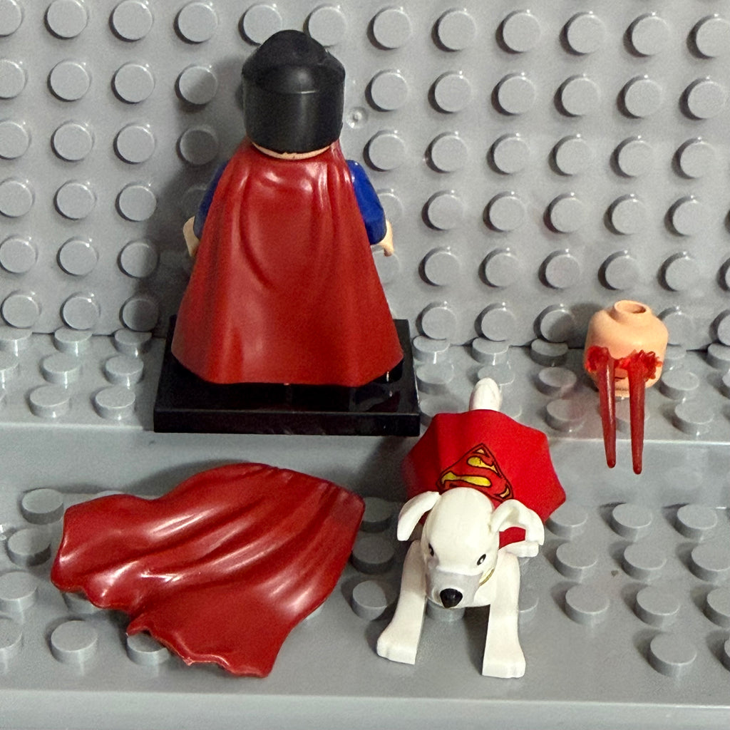 Superman DC superhero minifigure Lego Compatible