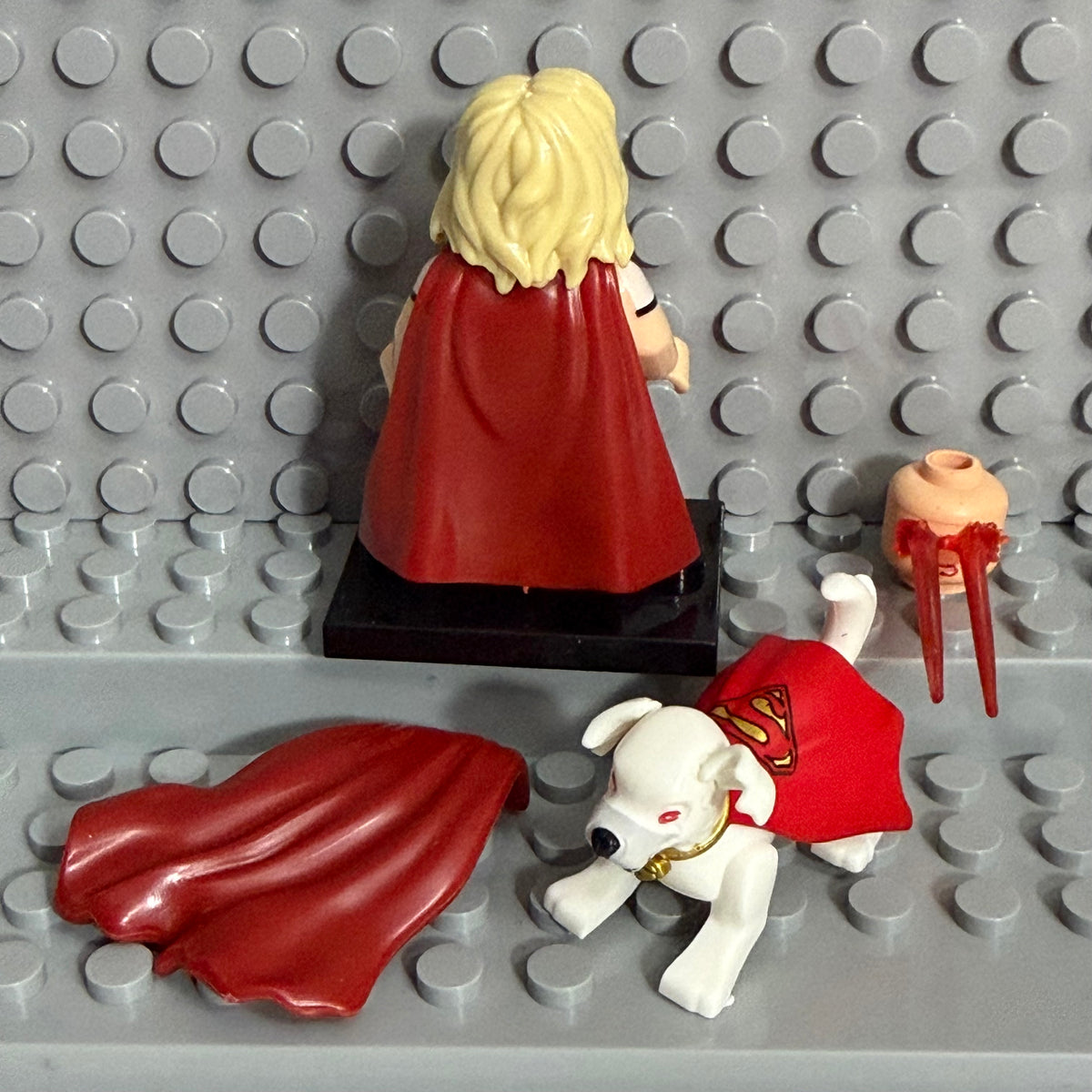 Super Girl DC superhero minifigure Lego Compatible