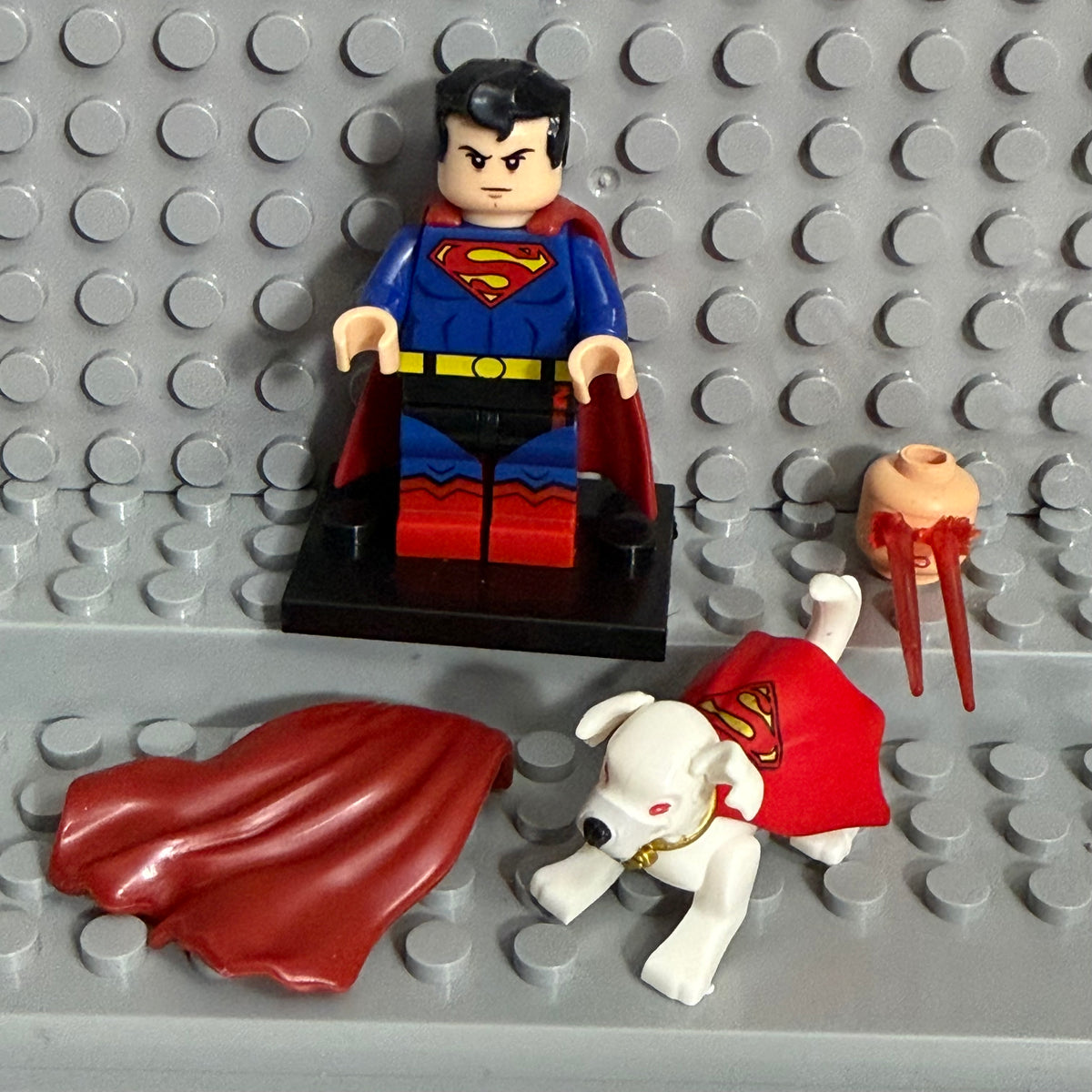 Superman DC superhero minifigure Lego Compatible