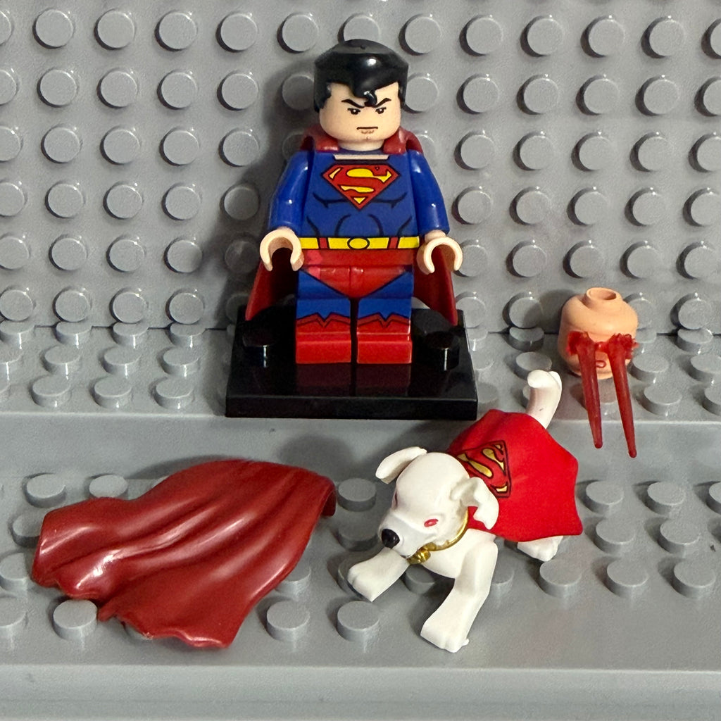 Superman DC superhero minifigure Lego Compatible