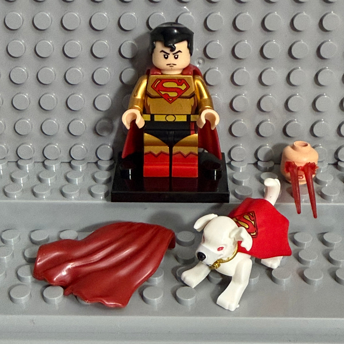 Superman DC superhero minifigure Lego Compatible