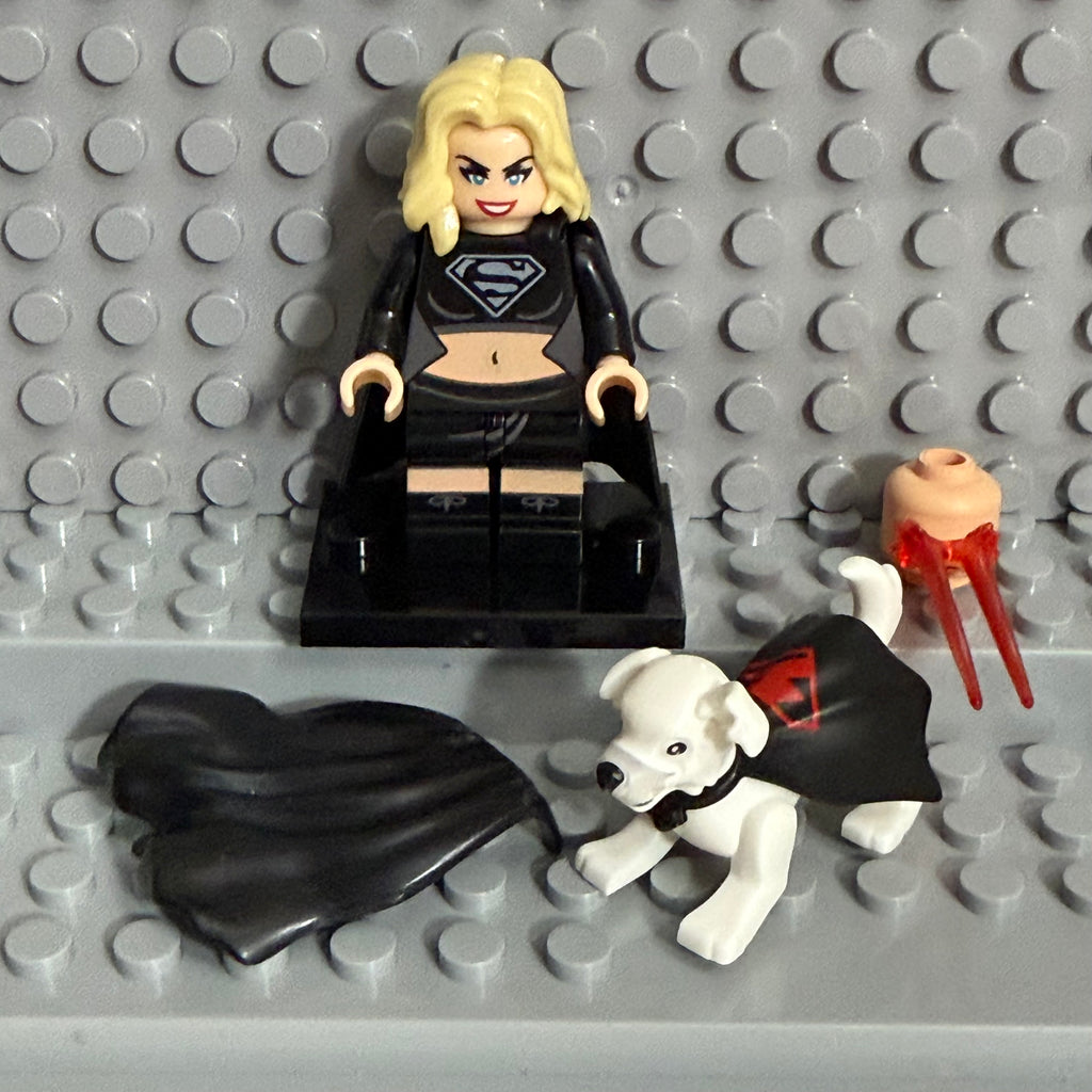 Super Girl DC superhero minifigure Lego Compatible