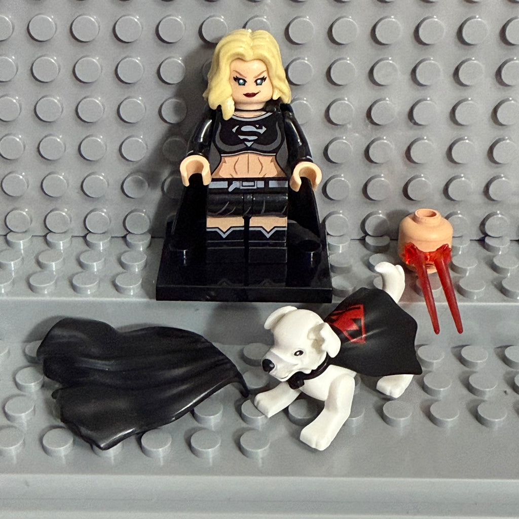 Super Girl DC superhero minifigure Lego Compatible