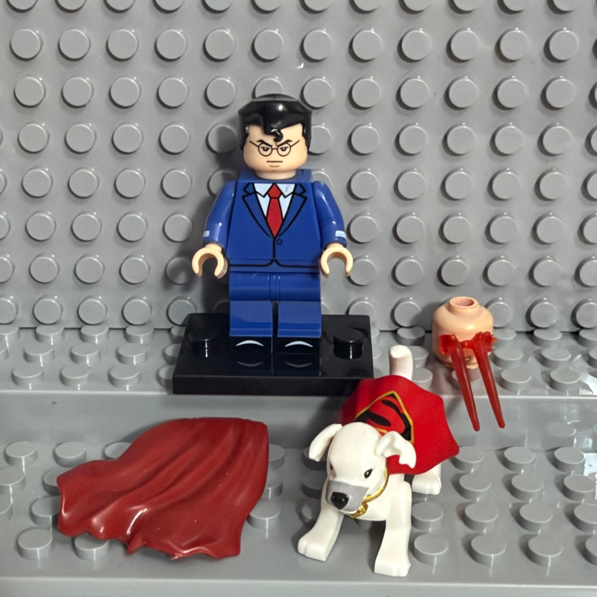 Superman DC superhero minifigure Lego Compatible