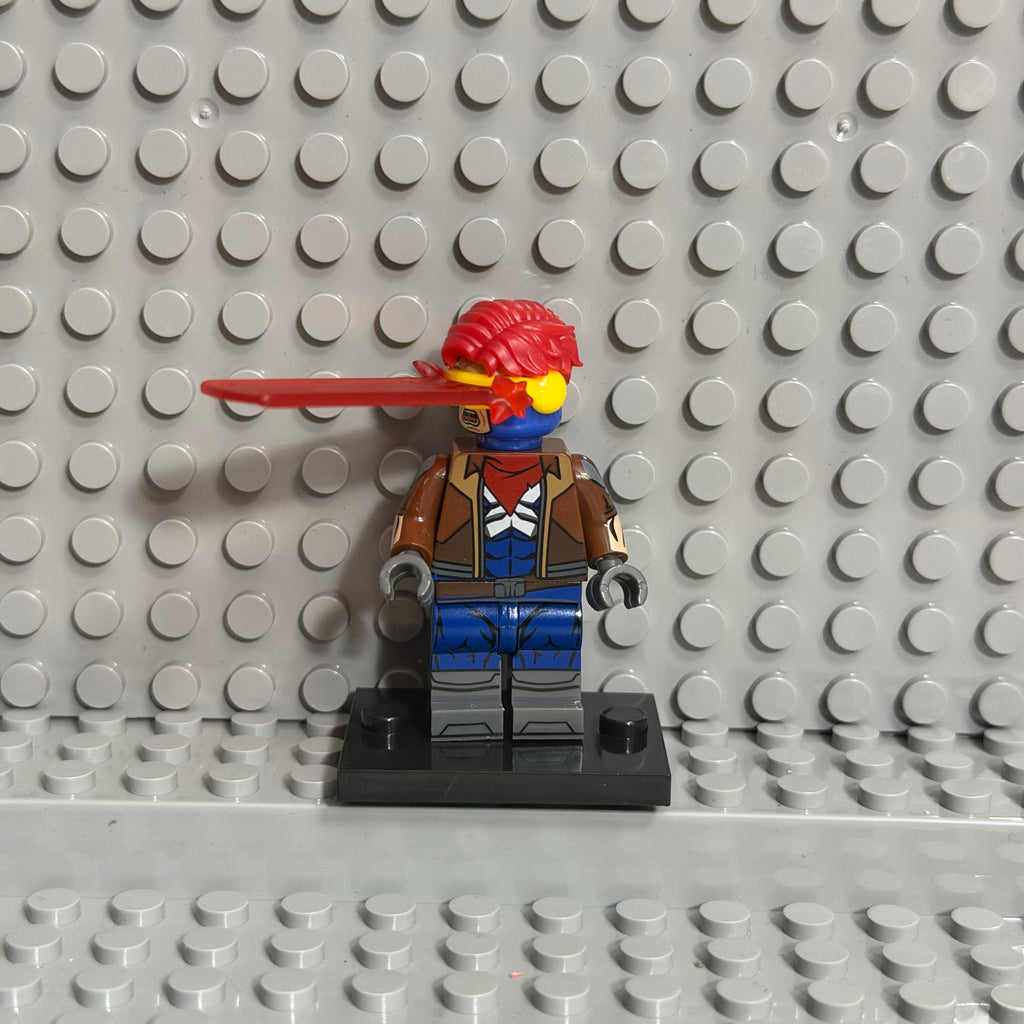 Cyclops Marvel superhero minifigure Lego Compatible